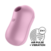 Satisfyer Cotton Candy Air Pulse Multi Functions Clitoral Massager Rabbit Vibrators